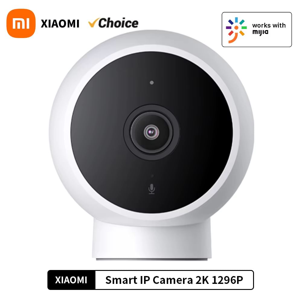 XIAOMI Smart IP Camera Standard Edition 2K | Wi-Fi, нічне бачення, двосторонній аудіозв’язок, AI-детекція, магнітна база