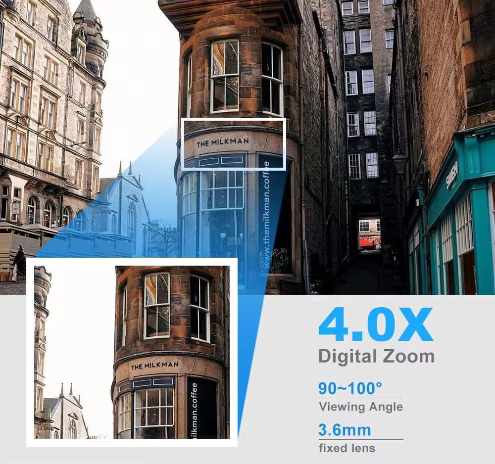 WiFi 1080P HD камера відеоспостереження 360° - для дому та вулиці