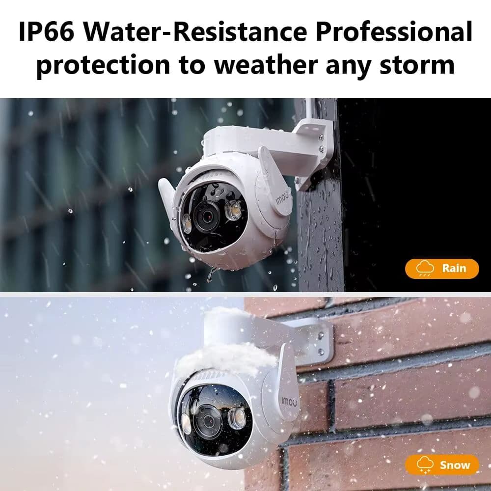 IMOU Cruiser 2 5MP 3K вулична Wi-Fi камера з AI-стеженням, детекцією людей/авто, поворотом 360°, IP66 та двостороннім аудіо