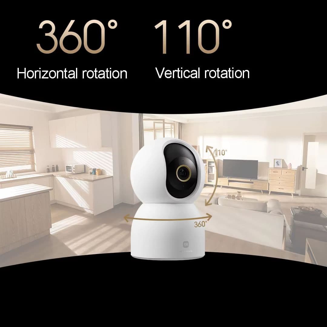 Xiaomi Smart Camera C700 4K 8MP - розумна Wi-Fi камера з AI-розпізнаванням, панорамою 360°, Wi-Fi 6 та детекцією людей і тварин