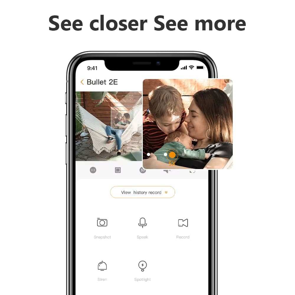 IMOU Bullet 2E 5MP 3K Wi-Fi Камера Спостереження з Підсвіткою, AI-Виявленням і Захистом IP67