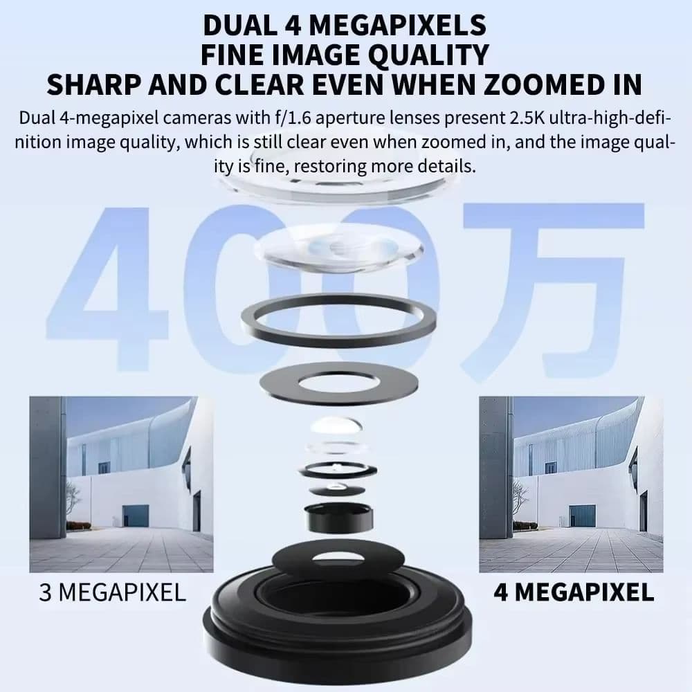 Оригінальна Xiaomi Outdoor CW500 Dual Camera IP66 - розумна зовнішня Wi-Fi камера з AI детекцією, нічним баченням і двома лінзами