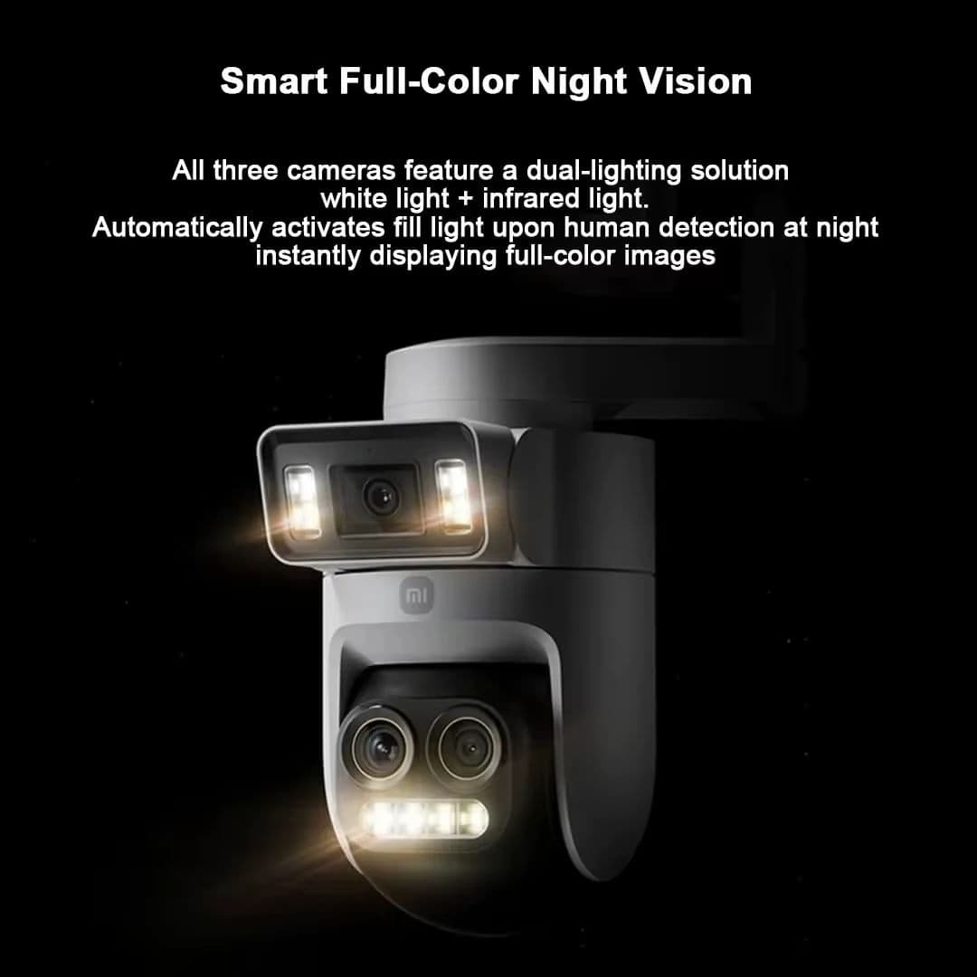 Xiaomi Smart Outdoor Camera 4 Pro Triple-Lens Zoom Edition 5MP - розумна зовнішня камера відеоспостереження з 3K якістю, IP66 та нічним баченням