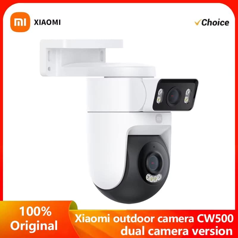 Оригінальна Xiaomi Outdoor CW500 Dual Camera IP66 - розумна зовнішня Wi-Fi камера з AI детекцією, нічним баченням і двома лінзами