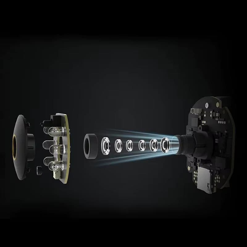 Xiaomi 360° Розумна камера відеоспостереження Mi PTZ 2K - 3MP, AI-розпізнавання, кольорове нічне бачення